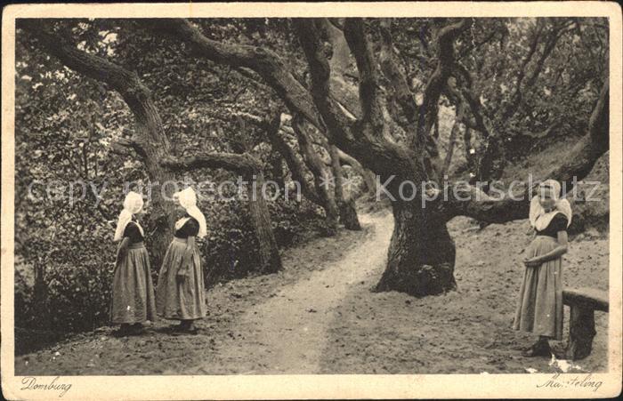 Domburg Waldweg Trachten