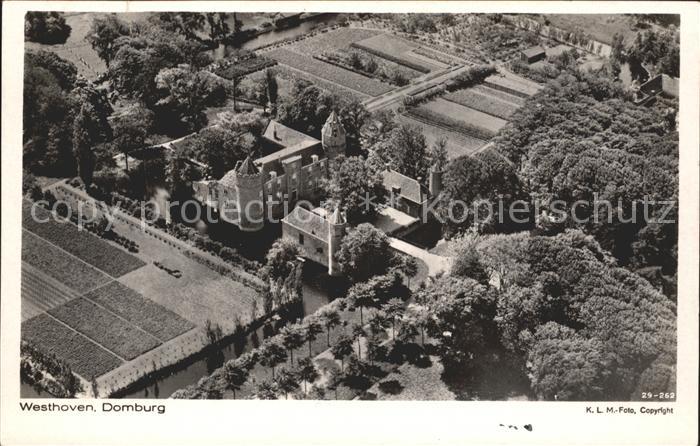 Domburg Kasteel Westhoven Schloss Fliegeraufnahme