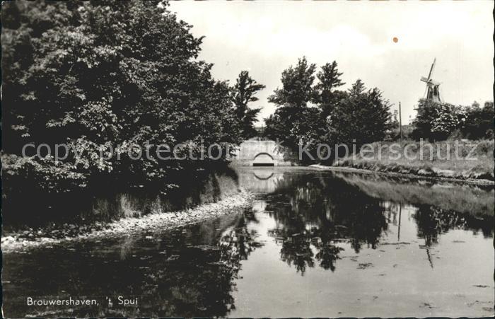Brouwershaven 't Spui Molen Windmühle