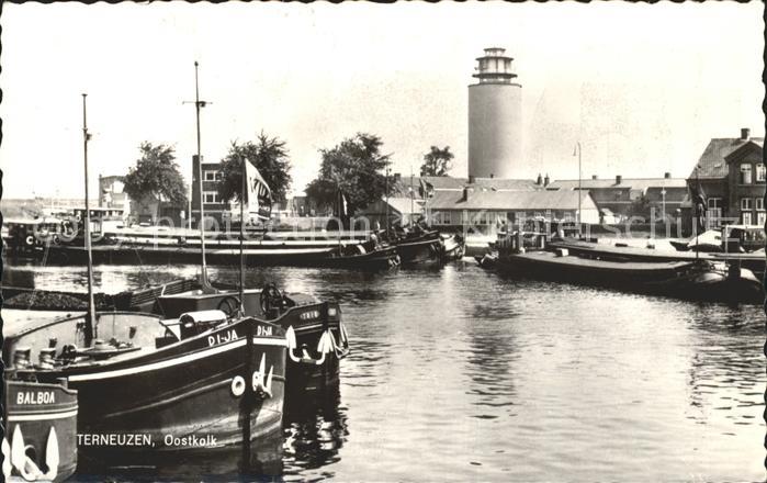 Terneuzen Oostkolk Toren Fischerboot Turm