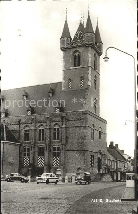 Sluis Zeeland Stadhuis Rathaus