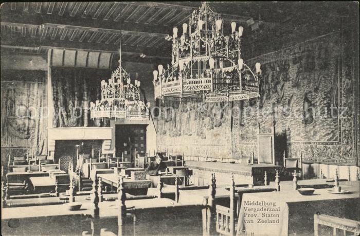 Middelburg Zeeland Vergaderzaal Provinciale Staten Kronleu