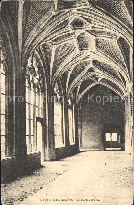 Middelburg Zeeland Abdij Kruisgang Abtei Kreuzgang