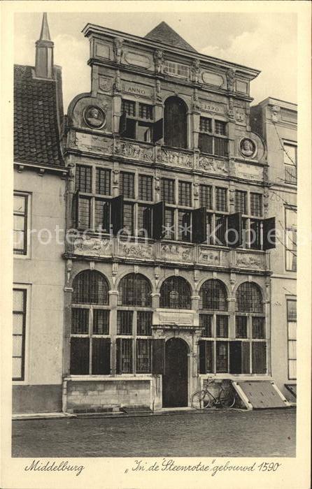 Middelburg Zeeland In de Steenrotse Historisches Gebäude 1