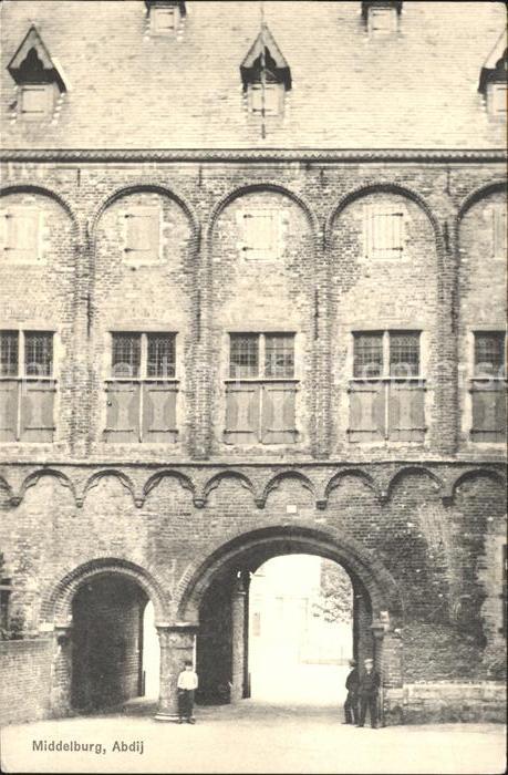 Middelburg Zeeland Abdij Abtei Torbogen