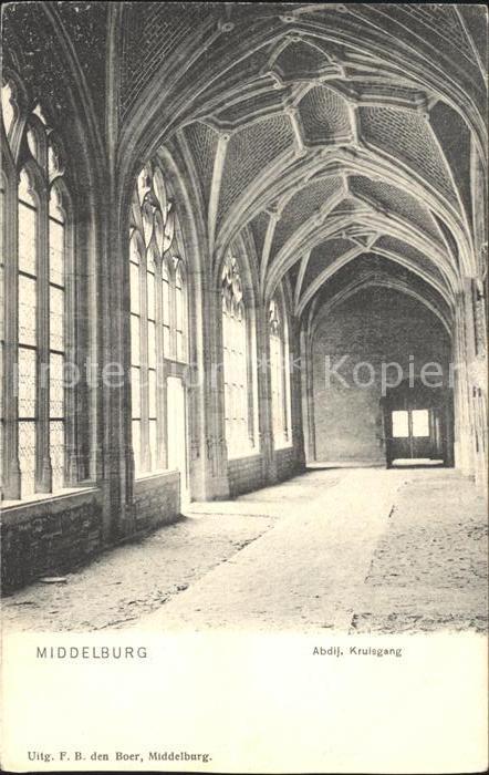Middelburg Zeeland Abdij Kruisgang Abtei Kreuzgang