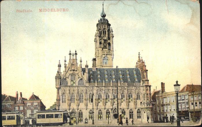 Middelburg Zeeland Stadhuis Rathaus Historisches Gebäude 1