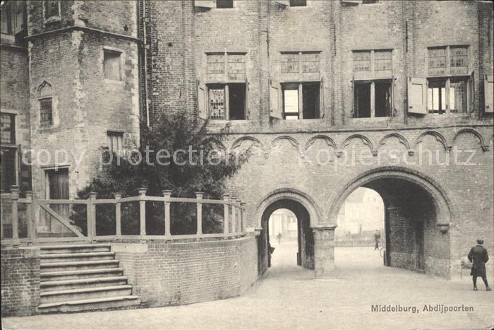 Middelburg Zeeland Abdijpoorten Abtei