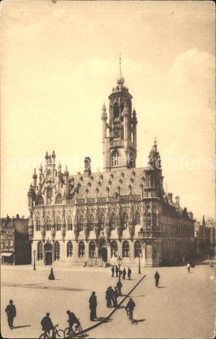 Middelburg Zeeland Stadhuis Rathaus Historisches Gebaeude 16. Jhdt.