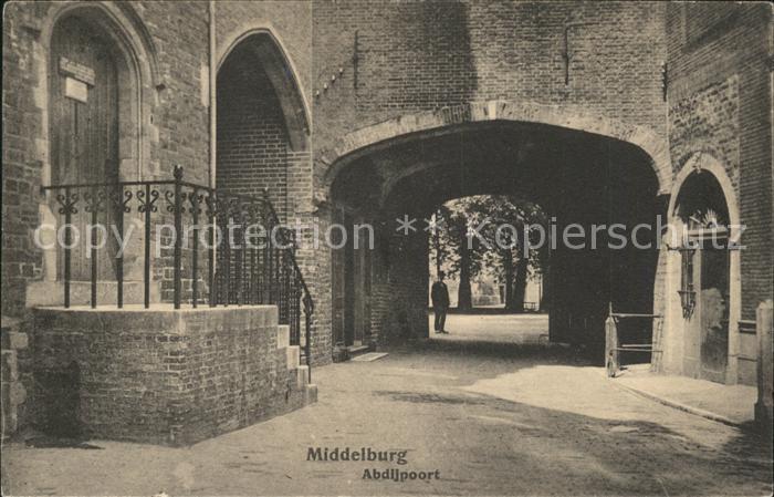 Middelburg Zeeland Abdijpoort Abtei