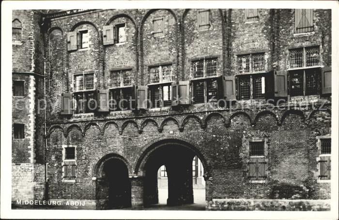 Middelburg Zeeland Abdij Abtei Torbogen