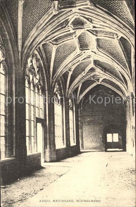 Middelburg Zeeland Abdij Kruisgang Abtei Kreuzgang