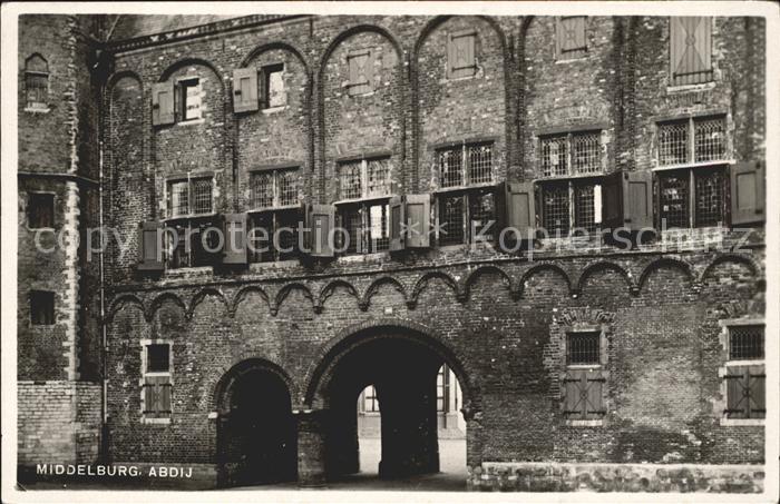Middelburg Zeeland Abdij Abtei Torbogen