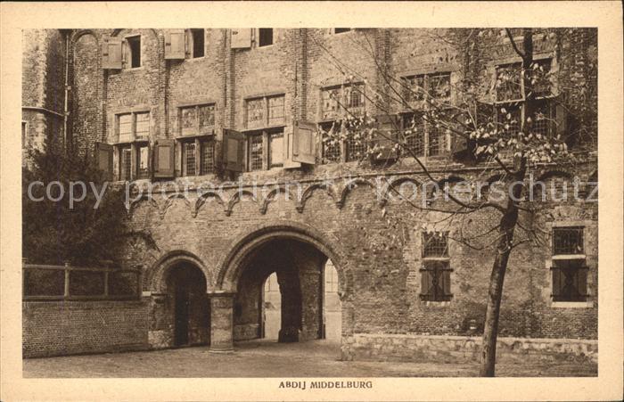 Middelburg Zeeland Abdij Abtei Torbogen