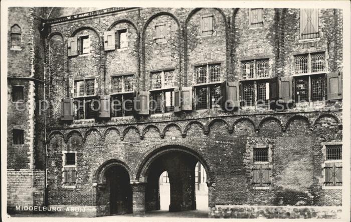Middelburg Zeeland Abdij Abtei Torbogen