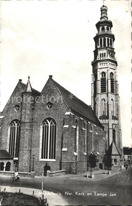 Middelburg Zeeland Nieuwe Kerk en Lange Jan Kirche