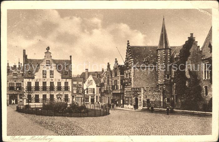 Middelburg Zeeland Balans Giebelhaeuser