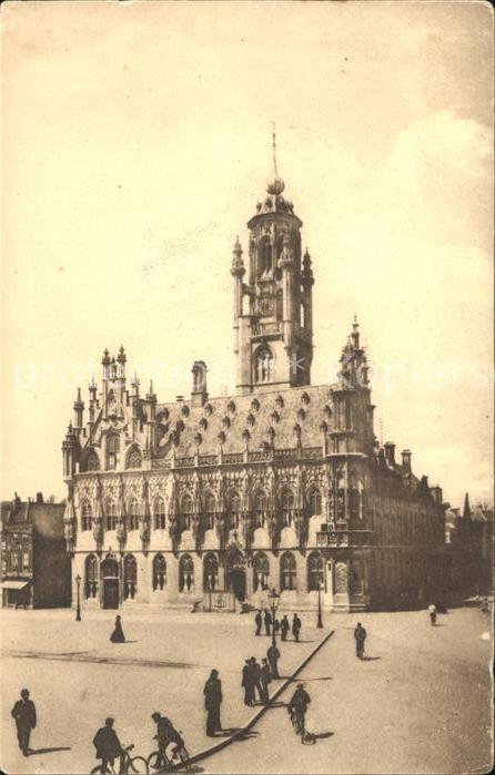 Middelburg Zeeland Stadhuis Rathaus Historisches Gebäude 1