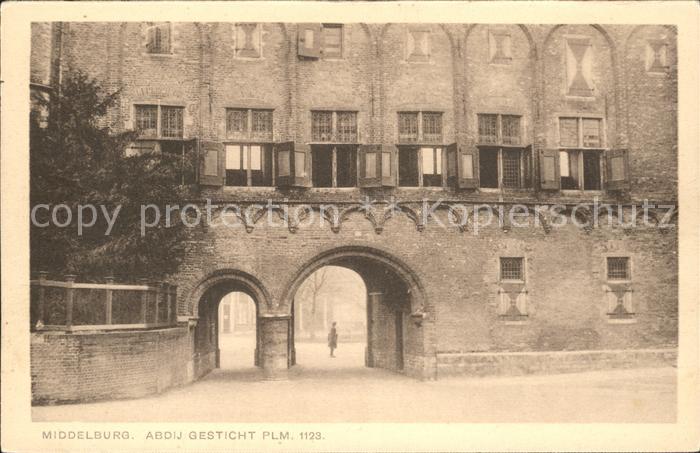 Middelburg Zeeland Abdij Abtei Torbogen