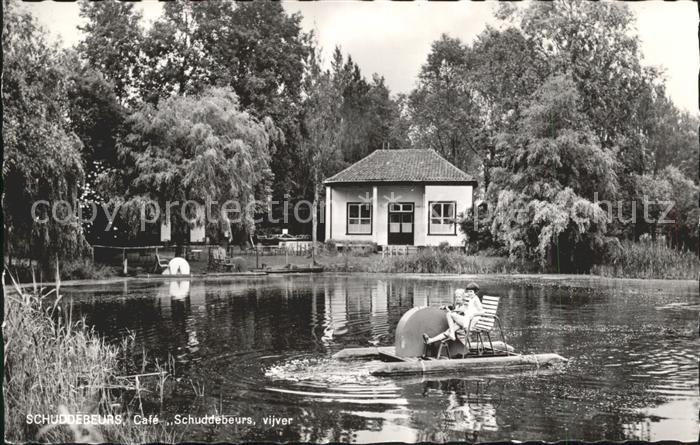 Schuddebeurs Zeeland Cafe Schuddebeurs Vijver Weiher Tretboot