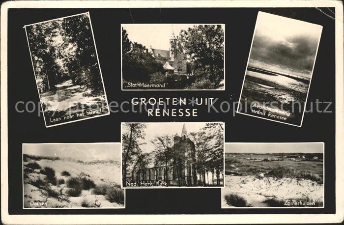 Renesse Laan naar het Strand Slot Moermond Avon