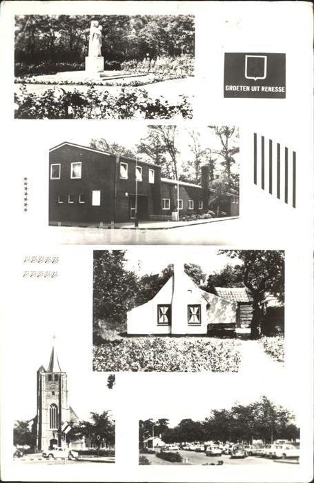 Renesse Teilansichten Kirche Denkmal
