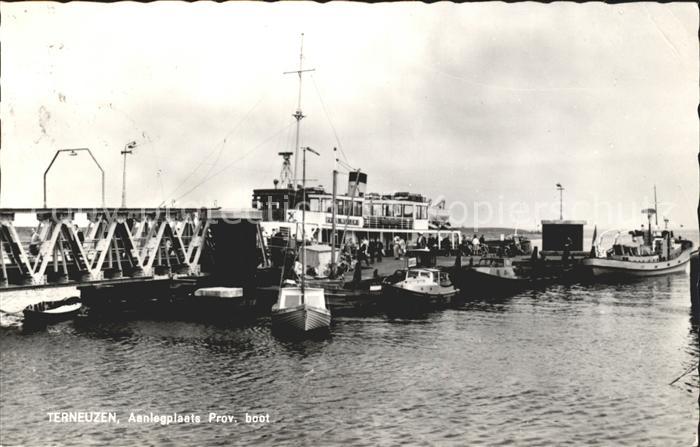 Terneuzen Aanlegplaats Prov boot Dampfer