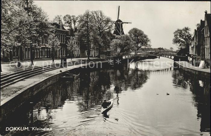 Dokkum Kleindiep Molen Windmuehle
