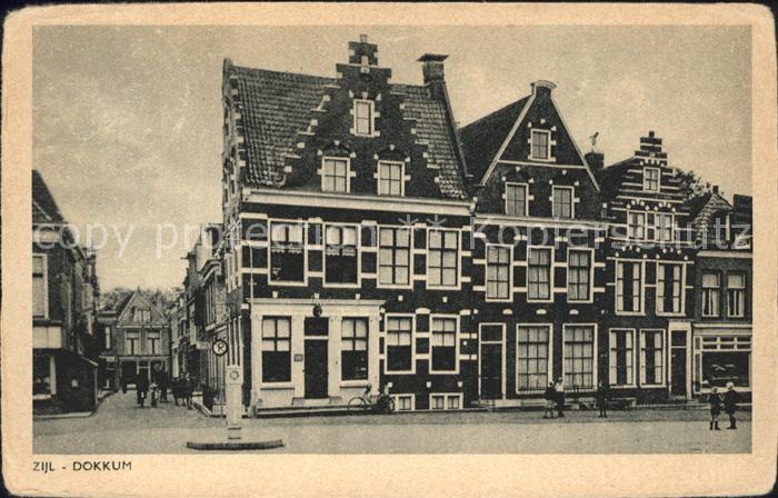 Dokkum Oude gevels op de Zijl