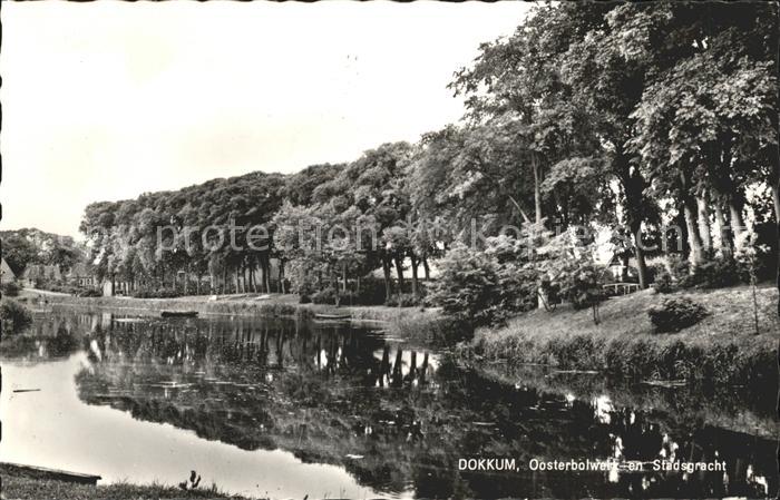 Dokkum Oosterbolwerk en Stadsgracht