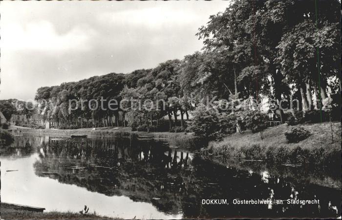 Dokkum Oosterbolwerk en Stadsgracht