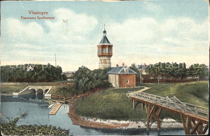 Vlissingen Panorama Spuiboezem Turm