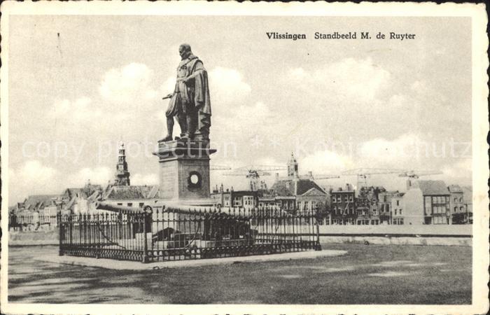 Vlissingen Standbeeld Michiel de Ruyter Denkmal Statue