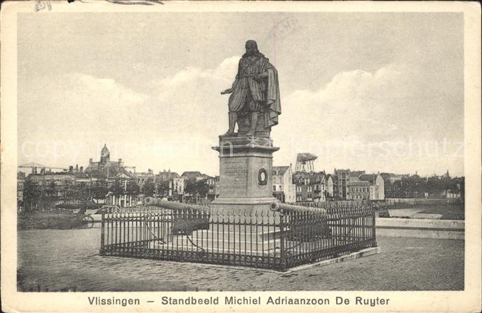 Vlissingen Standbeeld Michiel de Ruyter Denkmal Statue