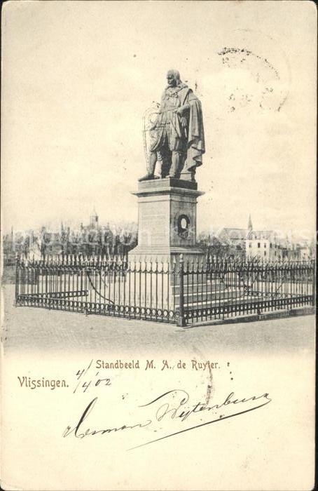 Vlissingen Standbeeld Michiel de Ruyter Denkmal Statue