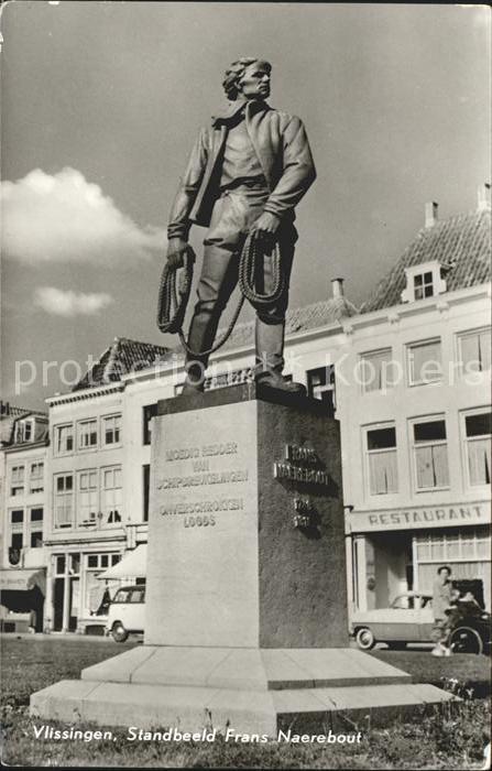 Vlissingen Standbeeld Frans Naerebout Denkmal Statue