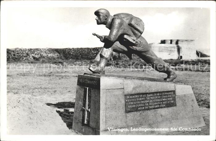 Vlissingen Landingsmonument 4e Commando Denkmal