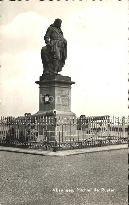 Vlissingen Standbeeld Michiel de Ruyter Denkmal St