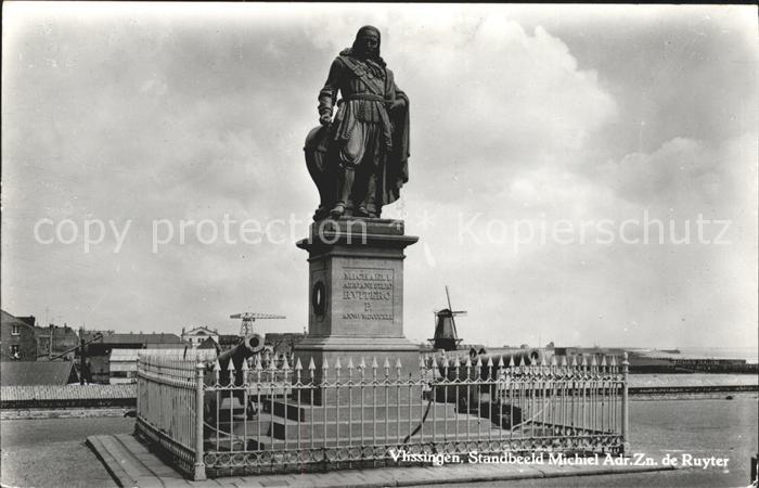Vlissingen Standbeeld Michiel de Ruyter Denkmal Statue