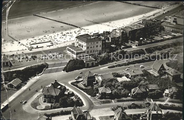 Vlissingen Boulevard en strand Fliegeraufnahme