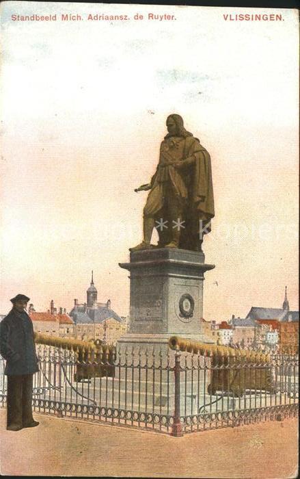 Vlissingen Standbeeld Michiel de Ruyter Denkmal Statue