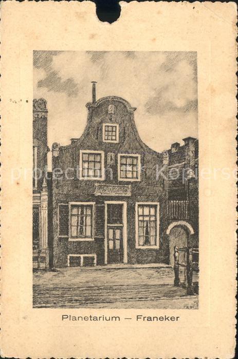 Franeker Planetarium Künstlerkarte