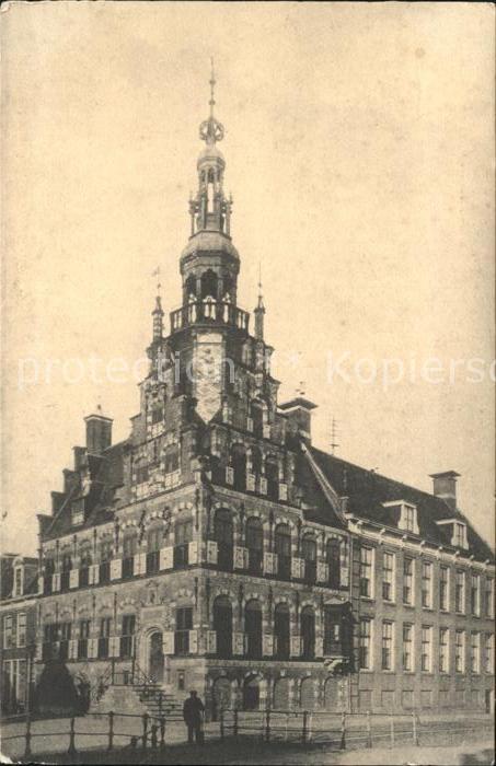 Franeker Stadhuis Rathaus Historisches Gebaeude 16. Jhdt. Renaissance
