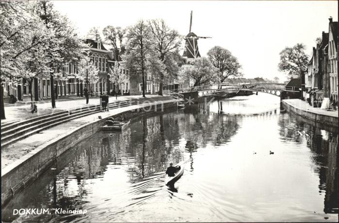 Dokkum Kleindiep Molen Windmühle