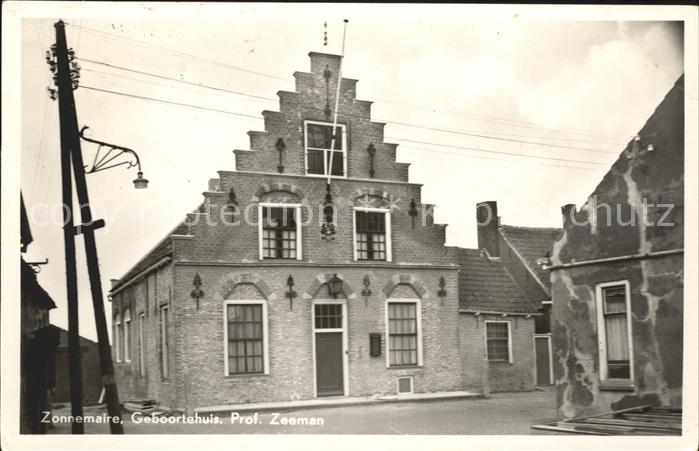 Zonnemaire Geboortehuis Professor Zeeman Giebelhaus