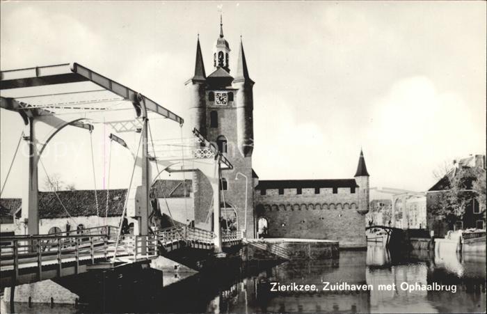 Zierikzee Zuidhaven met Ophaalbrug Zugbrücke