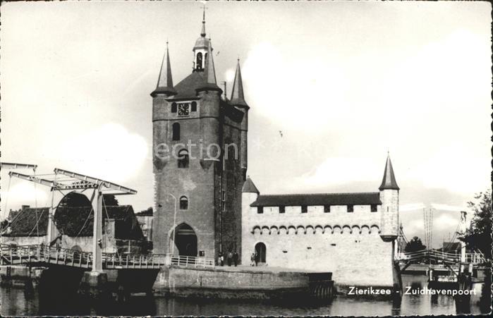 Zierikzee Zuidhavenpoort Ophaalbrug Zugbruecke
