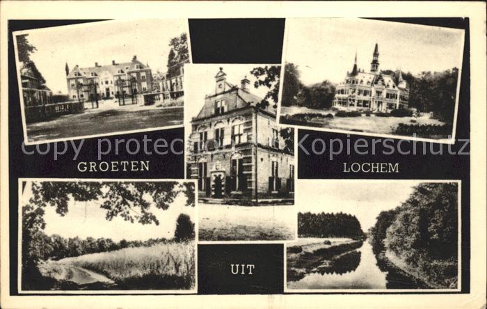 Lochem Kasteel Gemeentehuis Schloss Rathaus Landweg Flusspartie