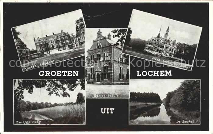 Lochem Kasteel Ampsen Zwiepse Berg Gemeentehuis Havenzathe Berkel