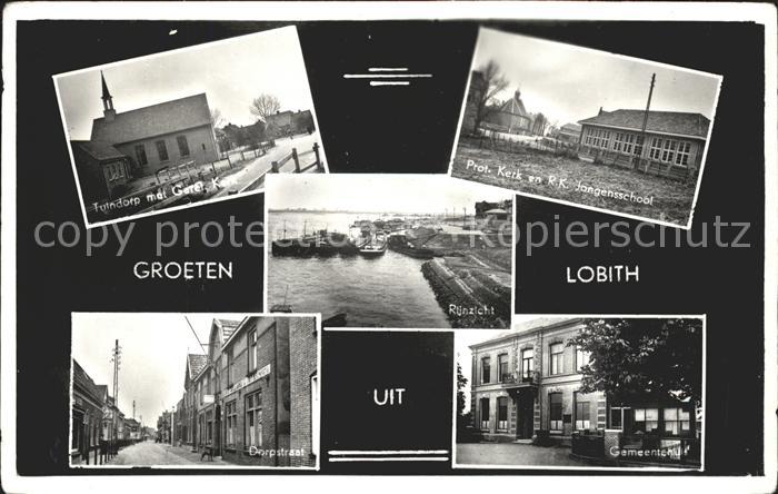 Lobith Tuindorp Kerk Jongensschool Gemeentehuis Dorpstraat Rijnzicht